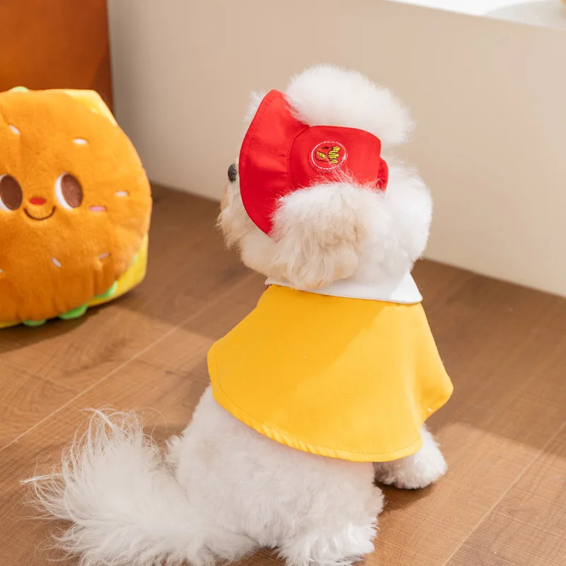 Capa marinero azul con gorro – disfraz para perro Bichón Pomerania - imagen 4