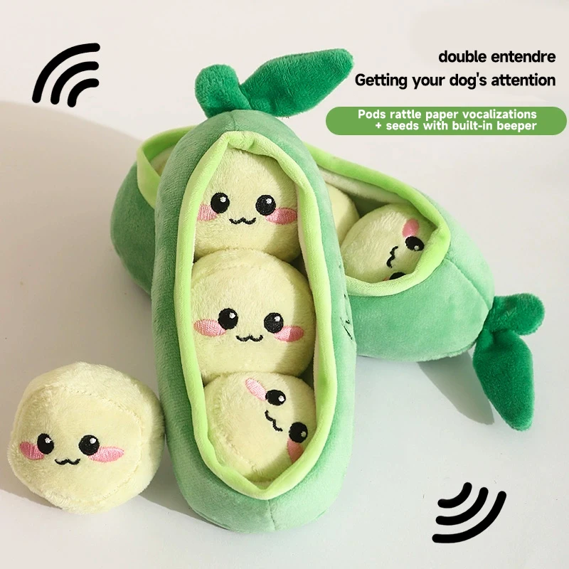 HOOPET-juguetes interactivos para perros chirriantes para cachorros, juguetes para masticar Boredom Buster para corgi y razas pequeñas, enriquecimiento duradero para olfatear - imagen 4