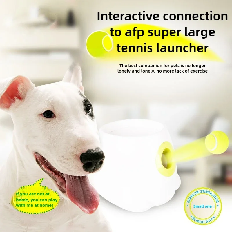 Lanzador automático de pelotas para perros – Juguete interactivo - imagen 4