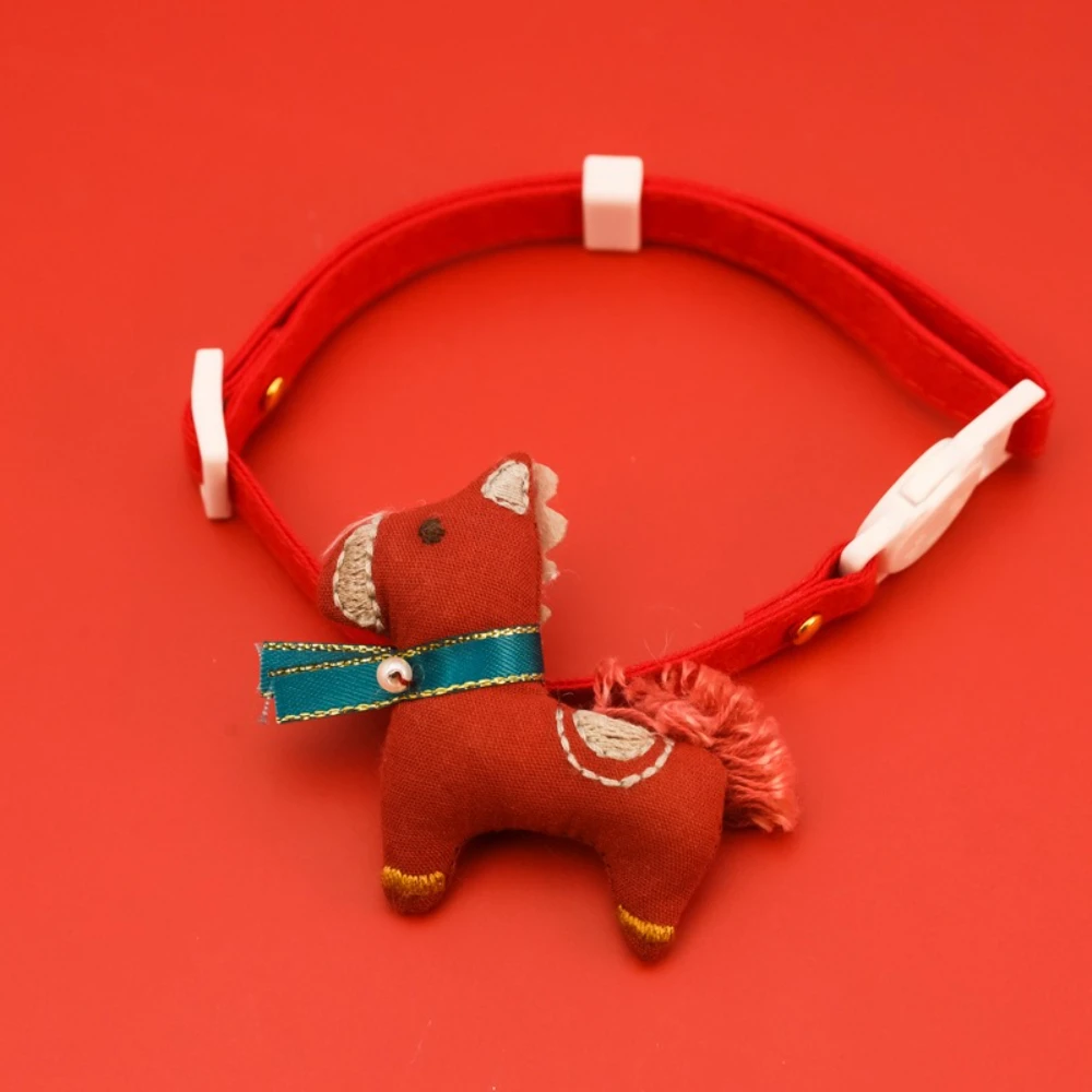 Collar festivo año del caballo para gatos y perros pequeños - imagen 4