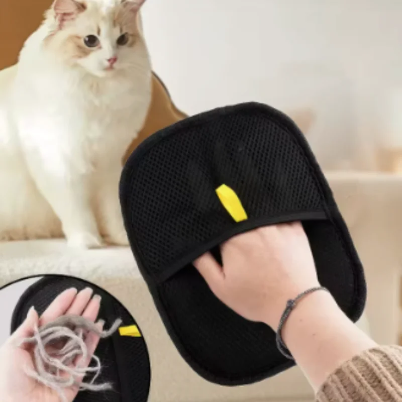 Guante quitapelos para gatos y perros – Cepillo de muda eficaz - imagen 3
