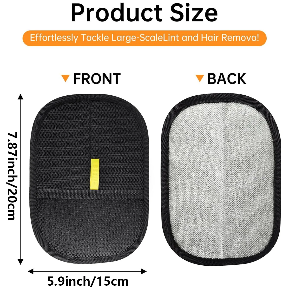 1 Uds. Cepillo de guantes para depilación de mascotas, herramienta de guante de aseo para quitar el pelo electrostático reutilizable para perros y gatos - imagen 2