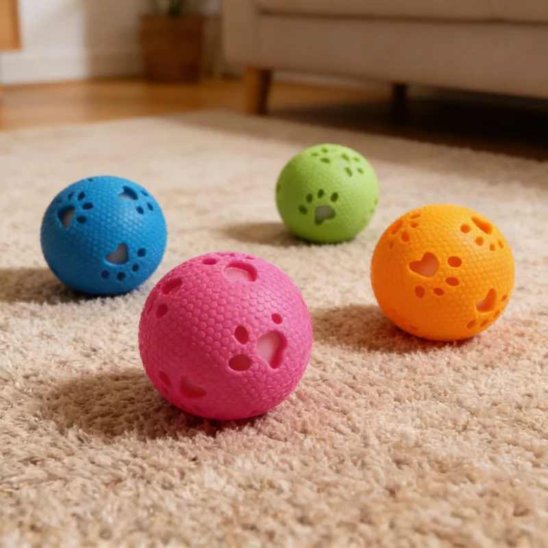 Pelota luminosa TPR para perros – Juguete masticable resistente - imagen 2
