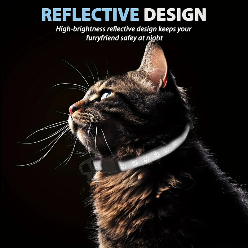 Collar reflectante con placa identificativa para gato y perro - imagen 5