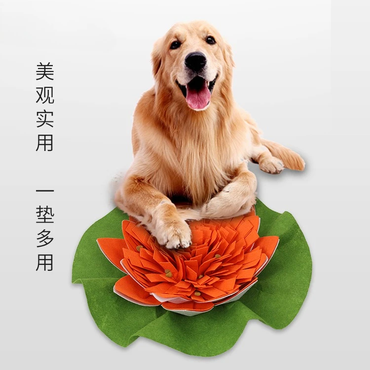 Almohadilla para olfatear mascotas, estera de juego, manta de entrenamiento para perros, nueva estera de alimentación Original para perros Lotus, productos para mascotas - imagen 3