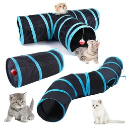 Túnel interactivo para gatos – Estructura transpirable y plegable