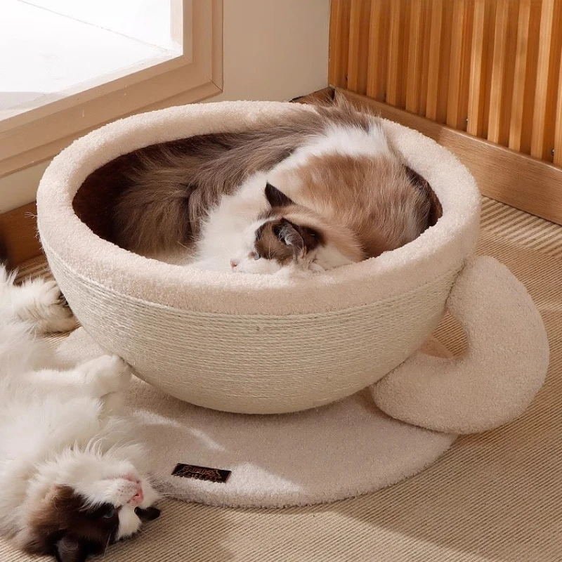 Cama creativa para gatos, camas grandes para mascotas, muebles de lujo resistentes al desgaste para gatos y cachorros, alfombrillas para mascotas, Nesk