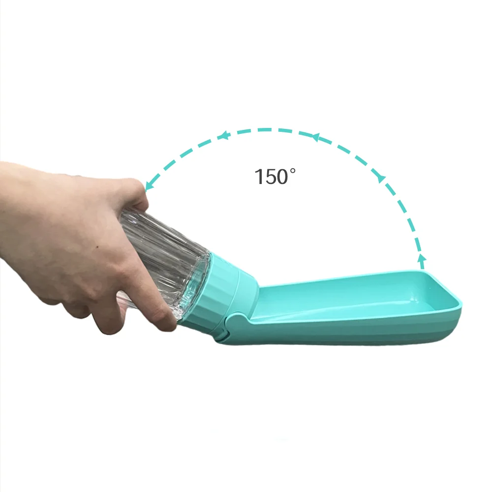 Dispensador portátil de botellas de agua para perros pequeños y grandes, cuenco plegable para senderismo al aire libre, suministros para mascotas Bulldog Francés - imagen 5