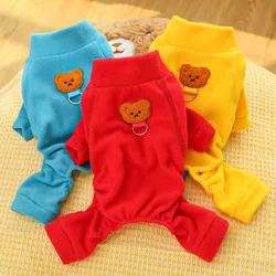 Pijama para perros Chihuahua con capucha y cuello alto – Invierno