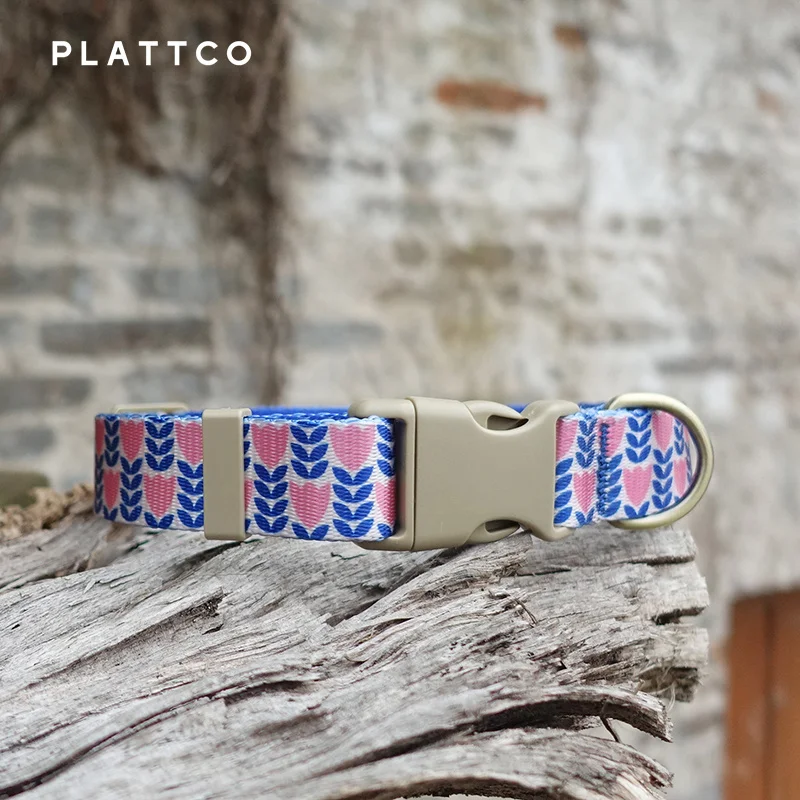 Collar nailon resistente para perros Pitbull Bulldog Beagle - imagen 2