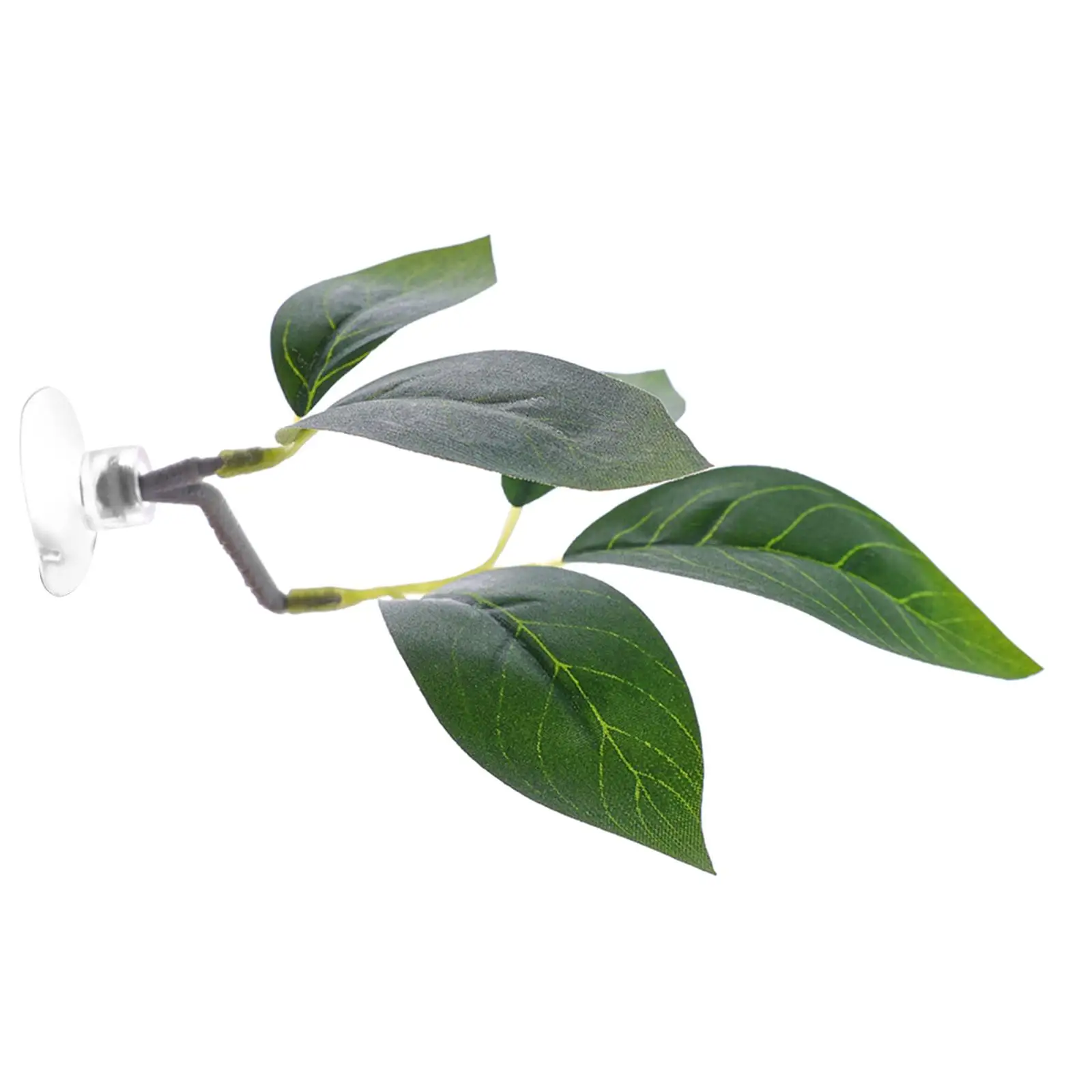 Almohadilla de hojas de pescado Betta para adorno de acuario de peces, práctica con ventosa, decoración simuladora de acuario de hábitat para cría y descanso - imagen 2