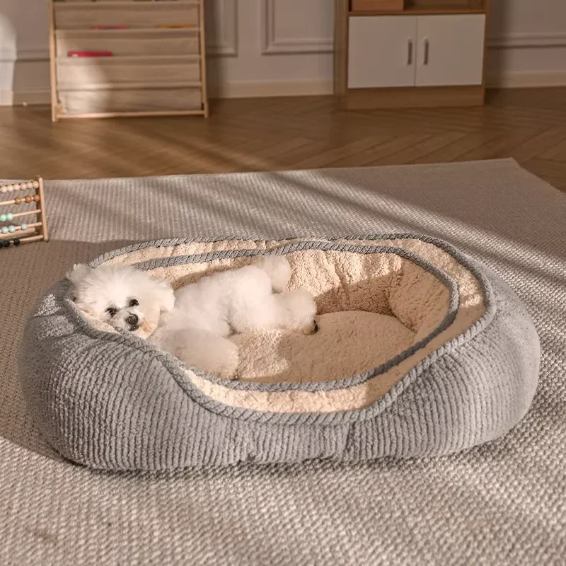 Cama para perros, estera para perros pequeños, perrera, camas para mascotas, cojín grande, accesorios para perros grandes y malos, ropa de cama, cestas de razas, sofá, cesta mediana para mascotas - imagen 5