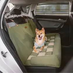 Cojín respaldo seguridad viaje coche para perros – Cama suave