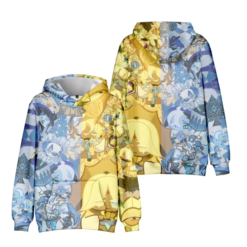 Cookie Run: Kingdom Shadow Milk Cookie Sudaderas con capucha para niños y niñas, jersey Y2k, ropa de calle, sudaderas con capucha para hombres y mujeres, ropa para niños, regalo - imagen 3