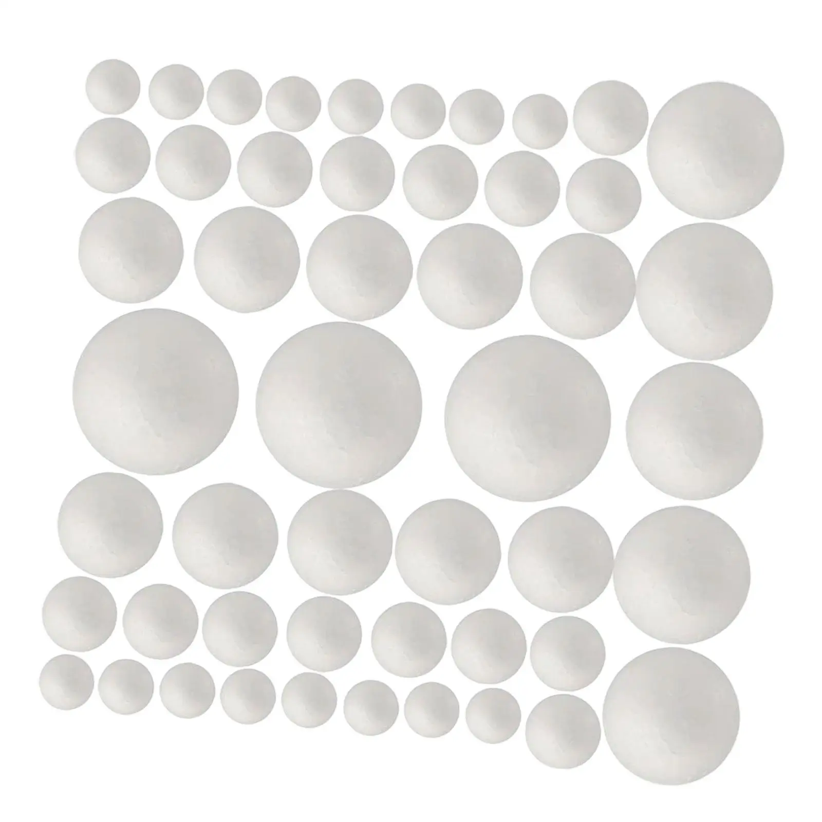 2xCraft Foam Balls School Project Arts Modeling Christmas Household DIY Crafts 50pcs