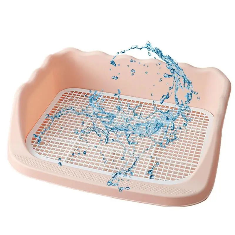 Bandeja portátil de entrenamiento para perros, orinal reutilizable con protección para pared, mantiene las patas secas y el suelo limpio, suministros para mascotas - imagen 3