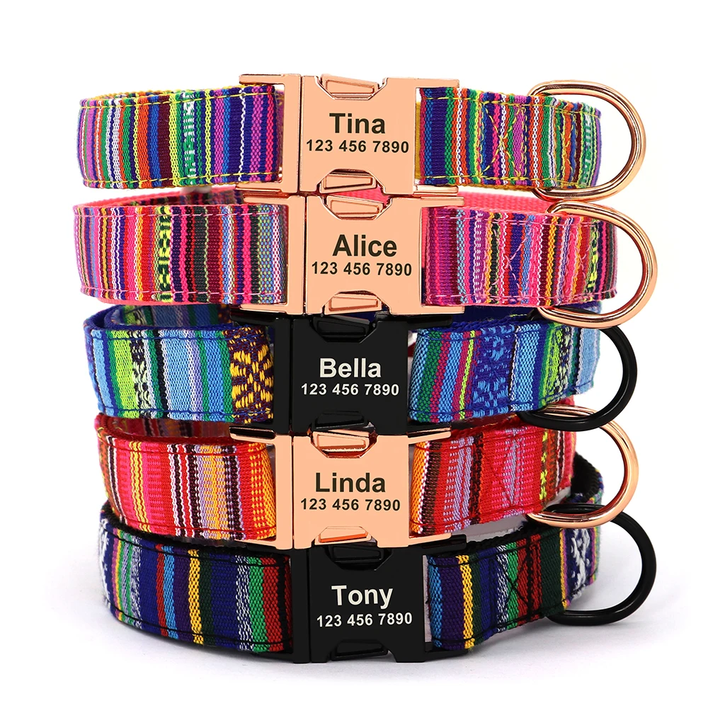 Collar nailon personalizado - Placa grabada PET ARTIST - imagen 4