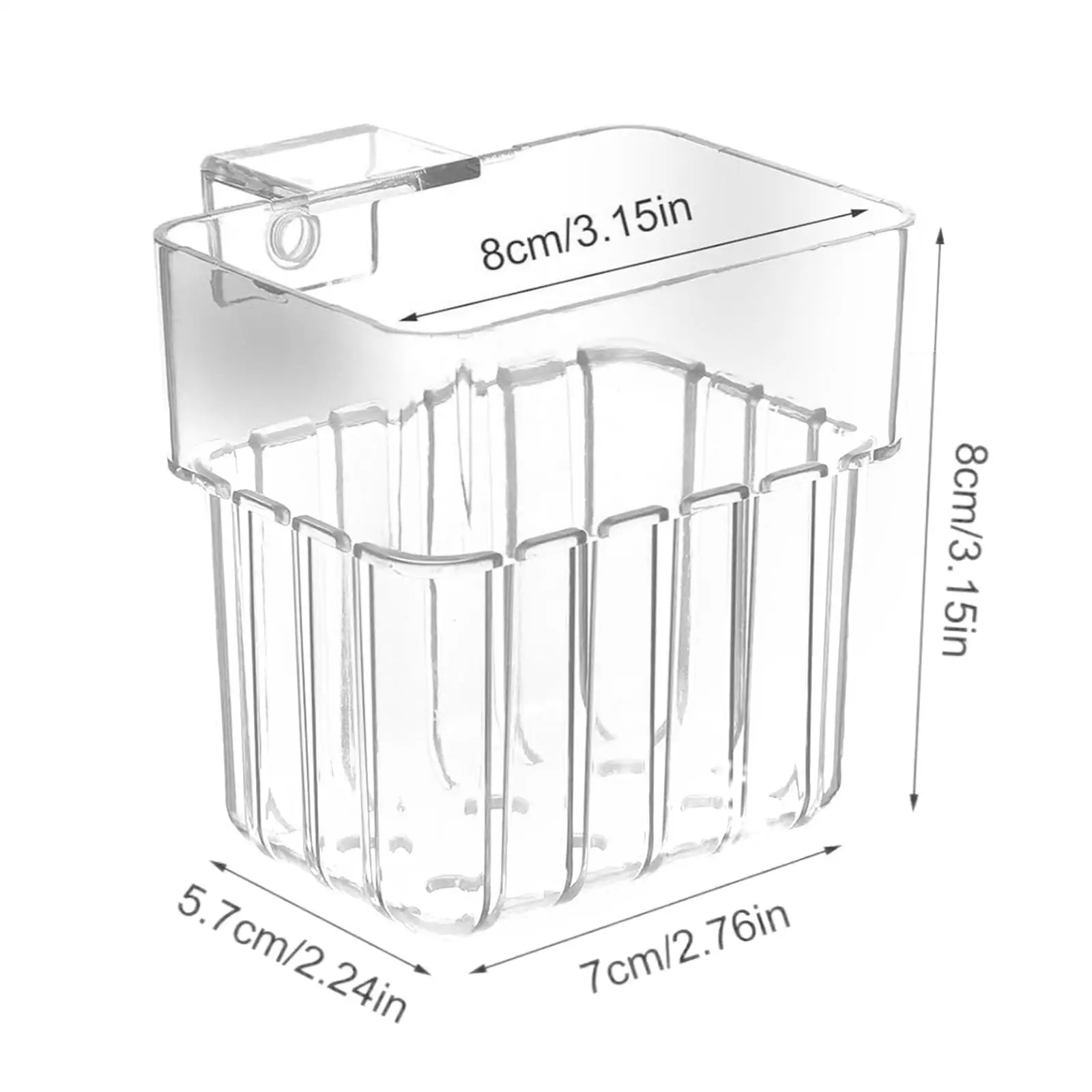 8Pcs Aquarium Plant Holder Decor Easy to Install Background Cultivation Hanging Accessories Glass Tank Planter Aquascaping
