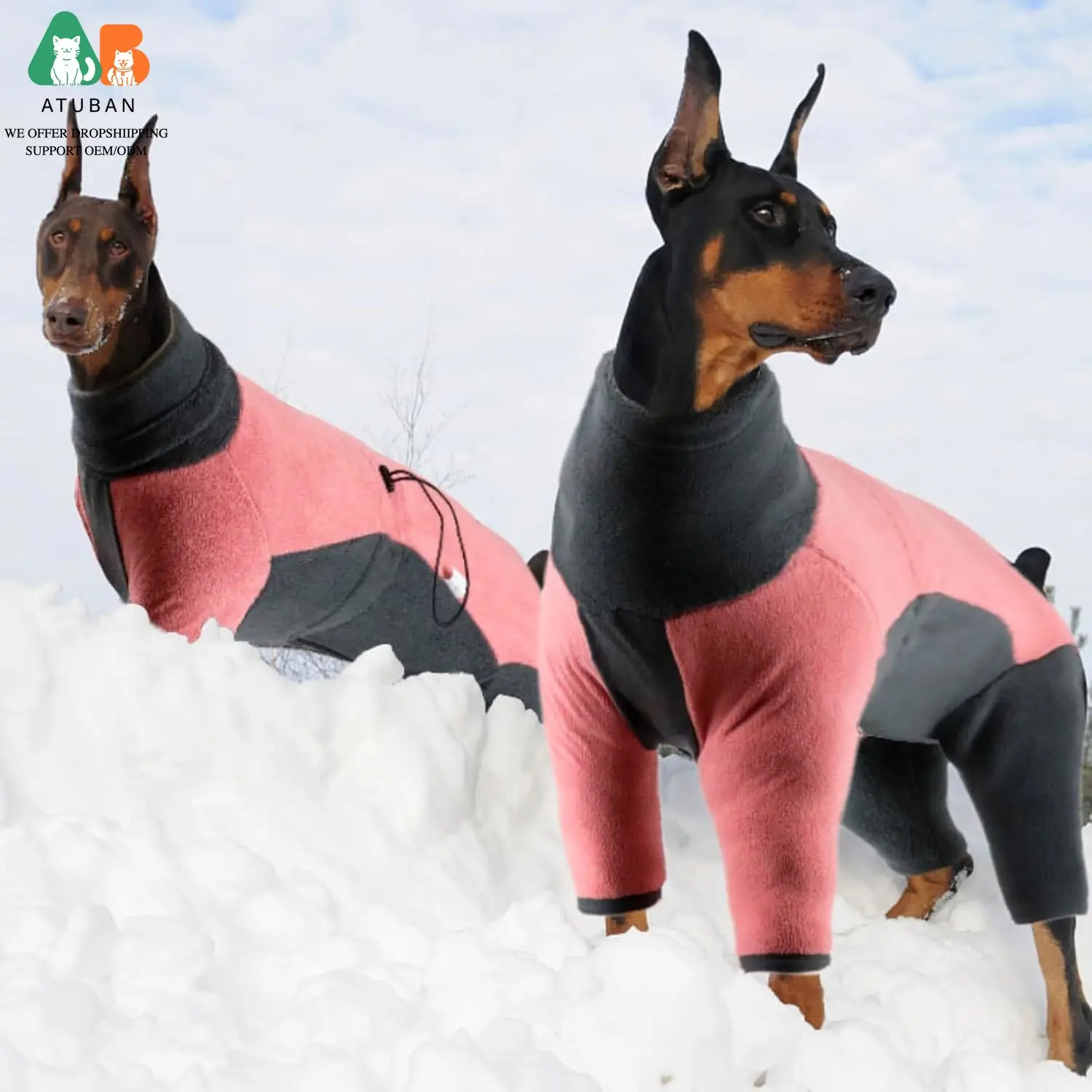 Abrigo de lana invierno para perros – Chaqueta cortavientos - imagen 5