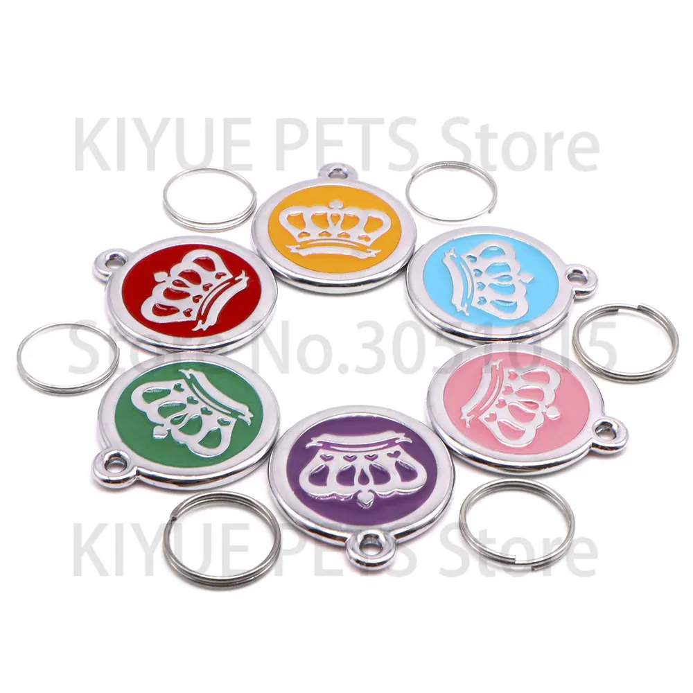 Collar identificador para perro con nombre grabado – Acero - imagen 3