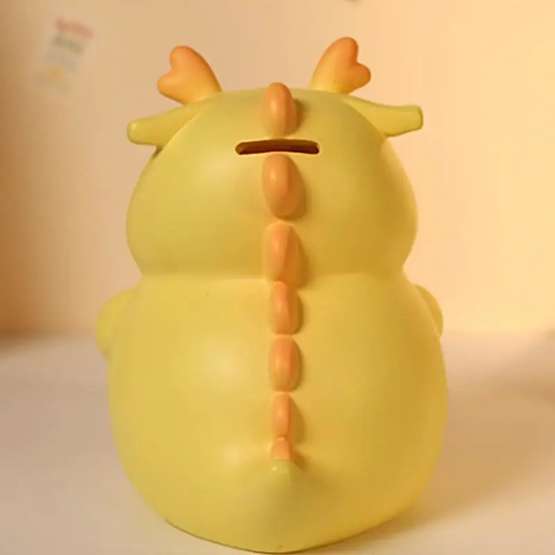 Hucha japonesa de gran capacidad, Banco de monedas Kawaii impermeable con forma de dragón, regalo de Año Nuevo Chino - imagen 3