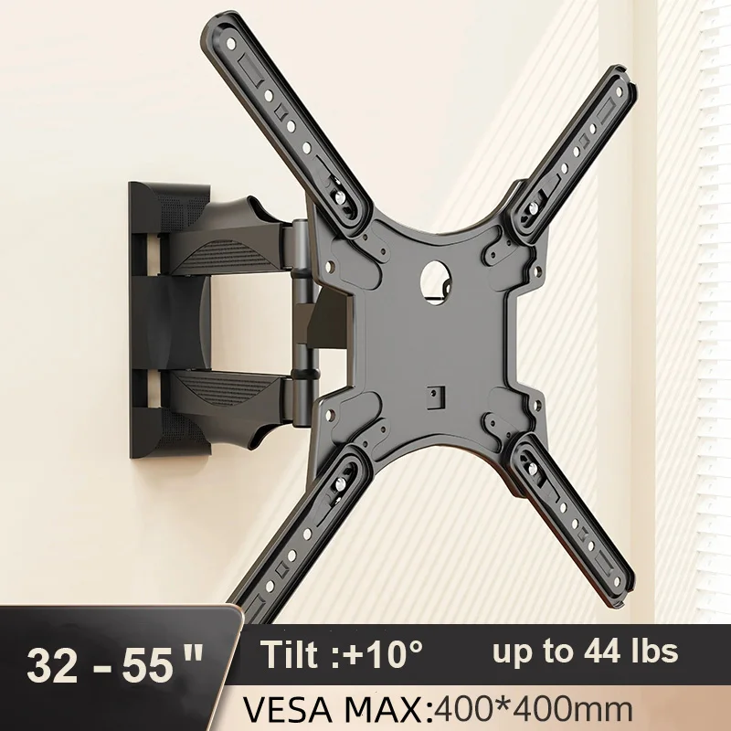 Soporte de TV articulado para pared 32-55 pulgadas - VESA 400x400