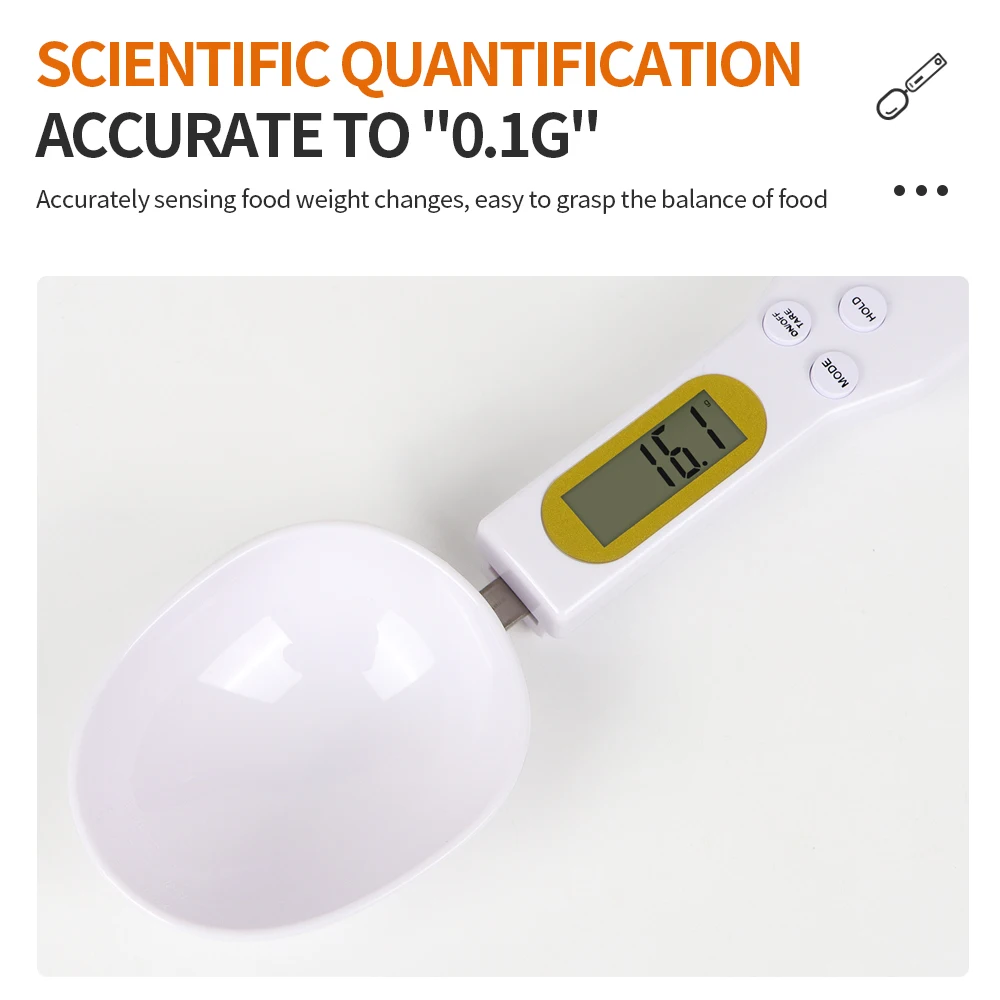 Báscula de peso portátil LCD Digital, balanza electrónica de cocina, 500g, 0,1g, Mini herramienta de cocina para leche y café - imagen 3