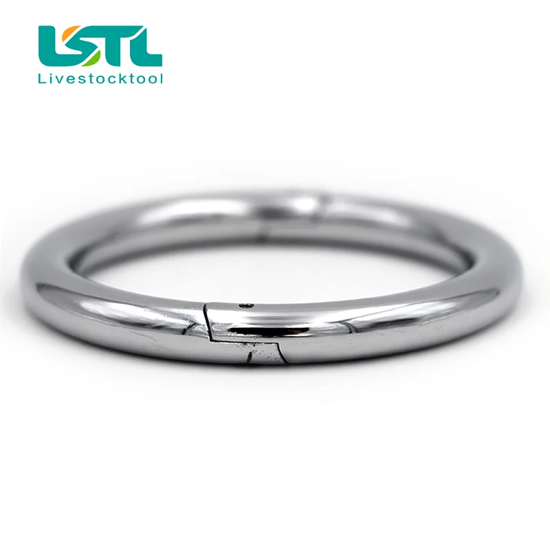 2 uds. Anillos para la nariz de ganado, acero inoxidable, toro, buey, vaca, cierre de tracción bovino, pinzas para la nariz para animales de granja, suministros para animales de granja - imagen 4