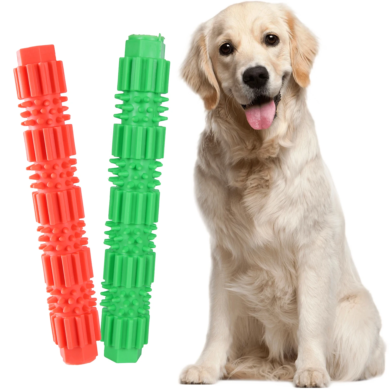 Los compradores personalizan accesorios de juguetes para perros.