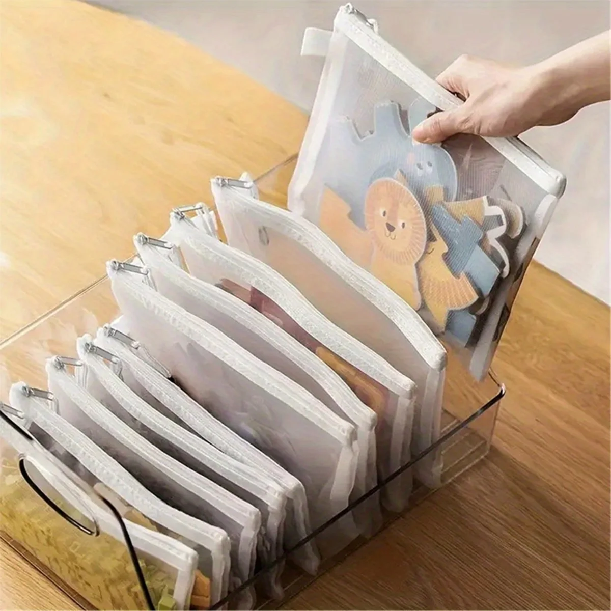 Bolsa viaje transparente impermeable con cremallera para gatos y perros – 3 tallas - imagen 5