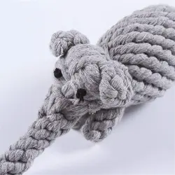 Pelota de cuerda nudo elefante para perros – Juguete resistente para masticar