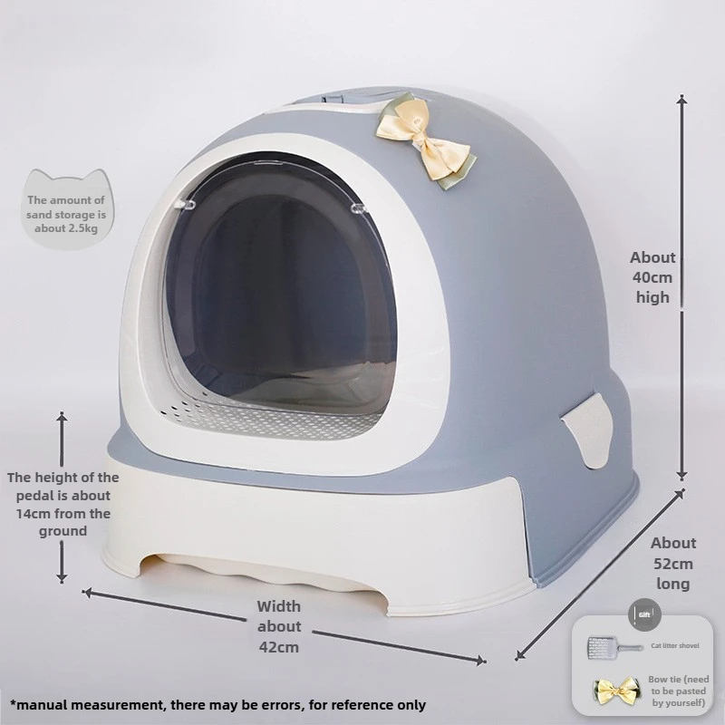 Cat Litter Box Fully Enclosed Large Drawer Deodorizing Pet Toilet Cat Litter Box Pet Products