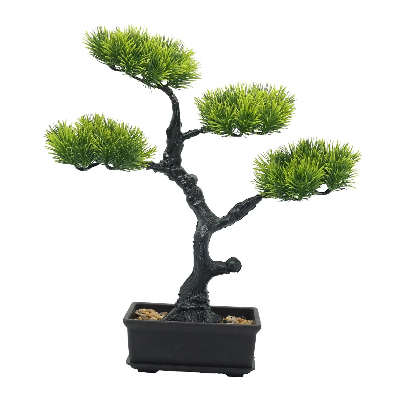 Árbol bonsái Artificial, escritorio, plantas en macetas, adorno verde, decoración del hogar para eventos de boda, regalo de inauguración de la casa, sala de estar y cafetería - imagen 2