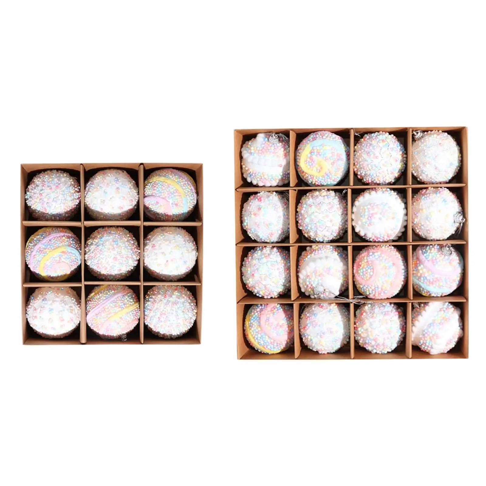 Bolas de Navidad Decoraciones navideñas Espuma Ligera Inastillable Adornos navideños - imagen 2