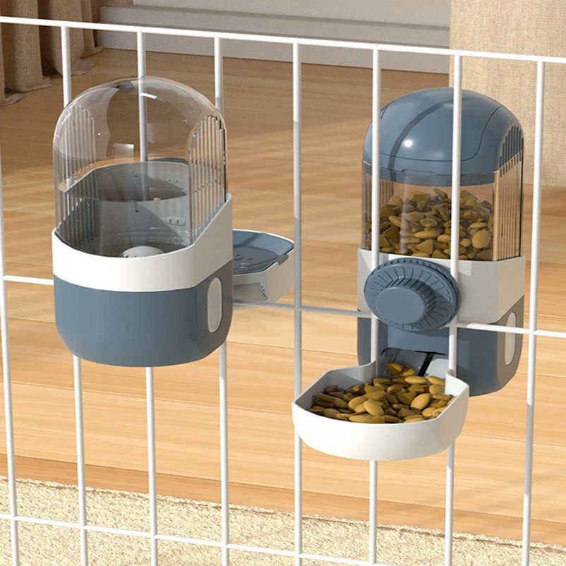 Alimentadores para beber colgantes para mascotas, jaulas colgantes para gatos y perros, reposición automática de alimentos para beber, suministros mágicos para mascotas - imagen 5