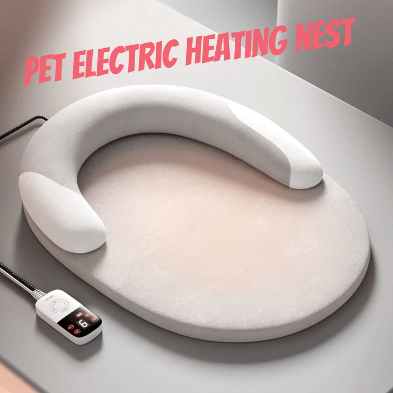 Cama calefactable y manta eléctrica invierno para gatos y perros mini - imagen 2