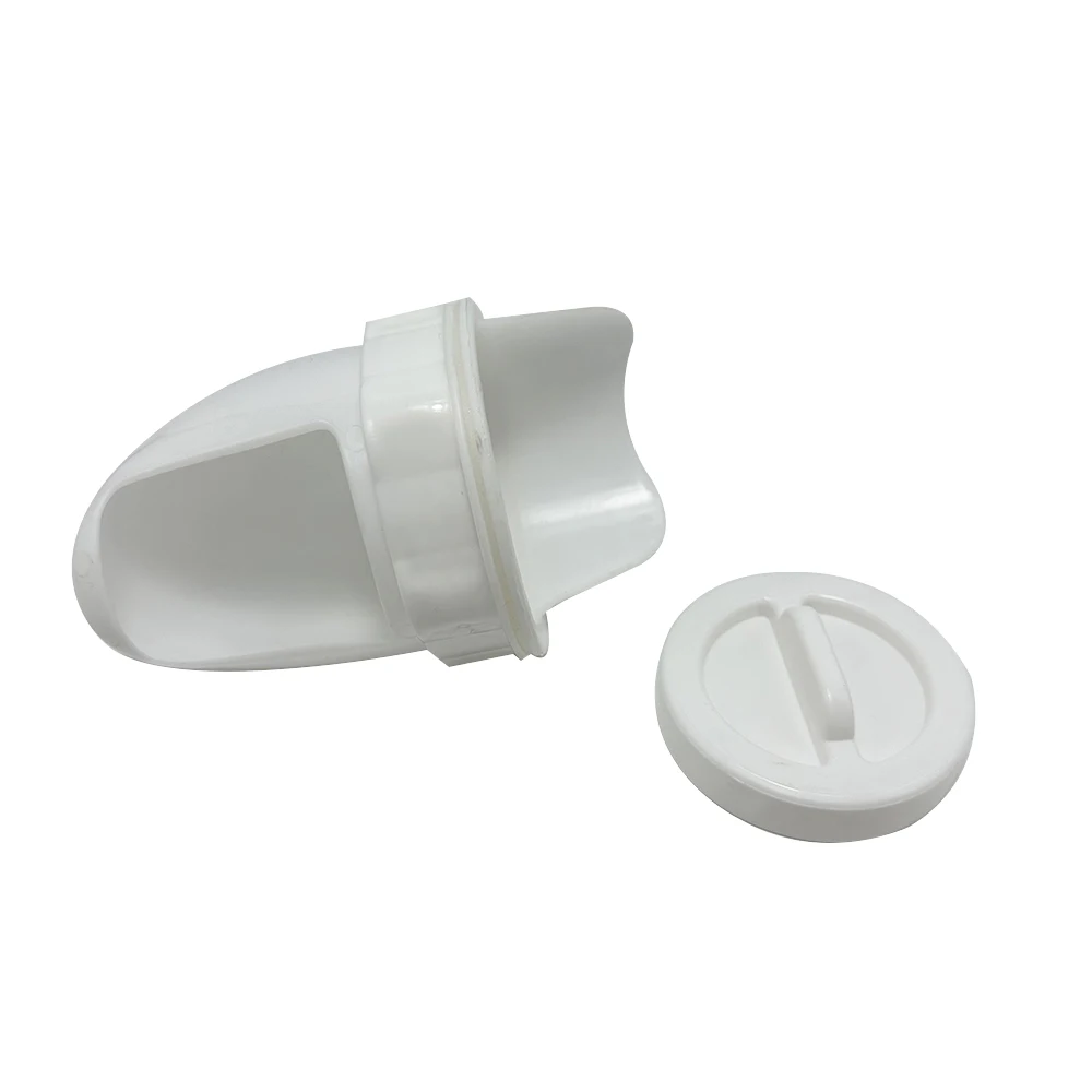 Alimentador de pollos, suministros de alimentación para aves de corral, puerto alimentador de aves de corral a prueba de lluvia, Kit de alimentación por gravedad para cubos, barriles, contenedores, trozos - imagen 3