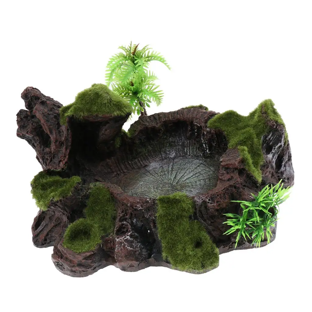 1Pc /Leopard/Gecko//Scorpion/Chameleon/Snake Moss Decoration Resin
