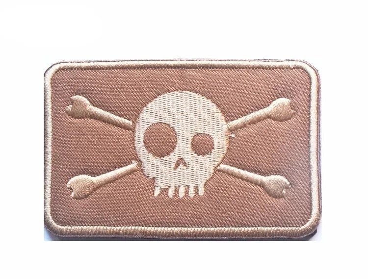 Parche de calavera pirata libertad, insignia para brazalete, apliques de costura decorativos militares, parches tácticos de adorno - imagen 5