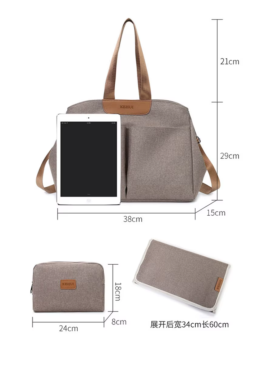 Bolsa maternidad impermeable perros y gatos – 3 piezas con cambiador - imagen 4