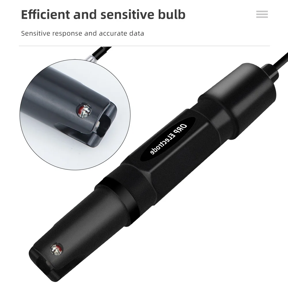 Sonda de repuesto ORP de 1,2 m/2m, conector BNC, electrodo ORP, Sensor ORP para acuario, laboratorio hidropónico - imagen 5