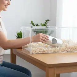 Túnel refrigerante de aluminio para hámster resistente a mordeduras