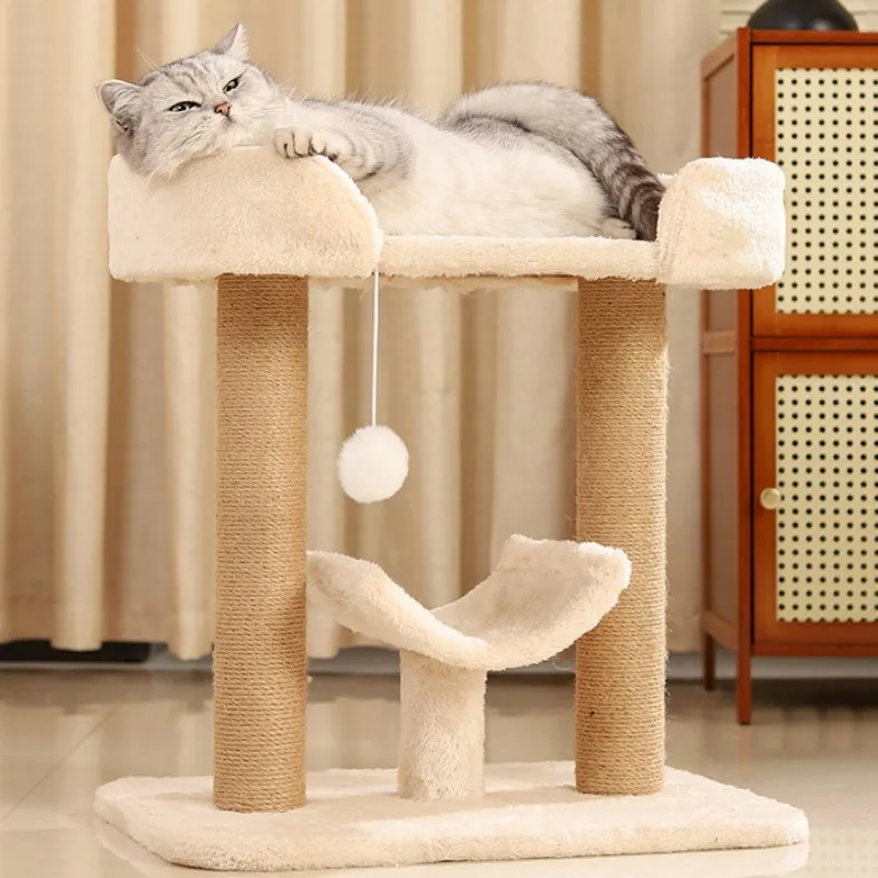 Marco de escalada para gatos, rascador de Sisal, poste rascador para gatos, muebles para saltar, columna, Protector de sofá, juguete rascador para casa de gatos - imagen 2
