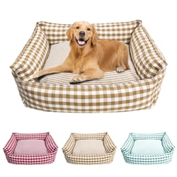 Cama sofá 2 en 1 para perros y gatos pequeños medianos – Interior