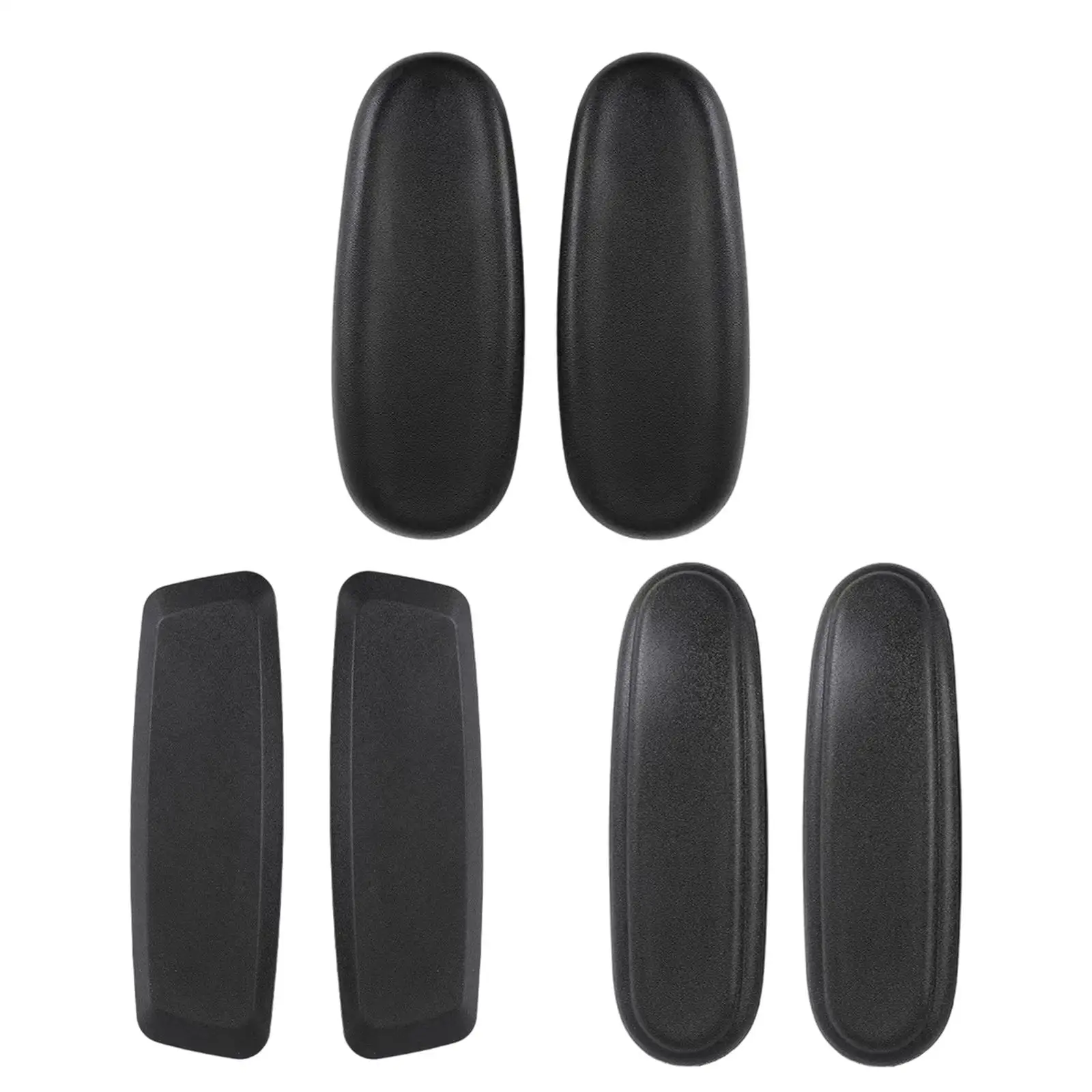 2x Office Chair Armrest Arm Pads Caps Desk Chair Arms Easy Installation with Mounting Holes Waterproof Replace Parts 2x Office Chair Armrest Arm Pads Caps Desk Chair Arms Easy Installation with Mounting Holes Waterproof Replace Parts