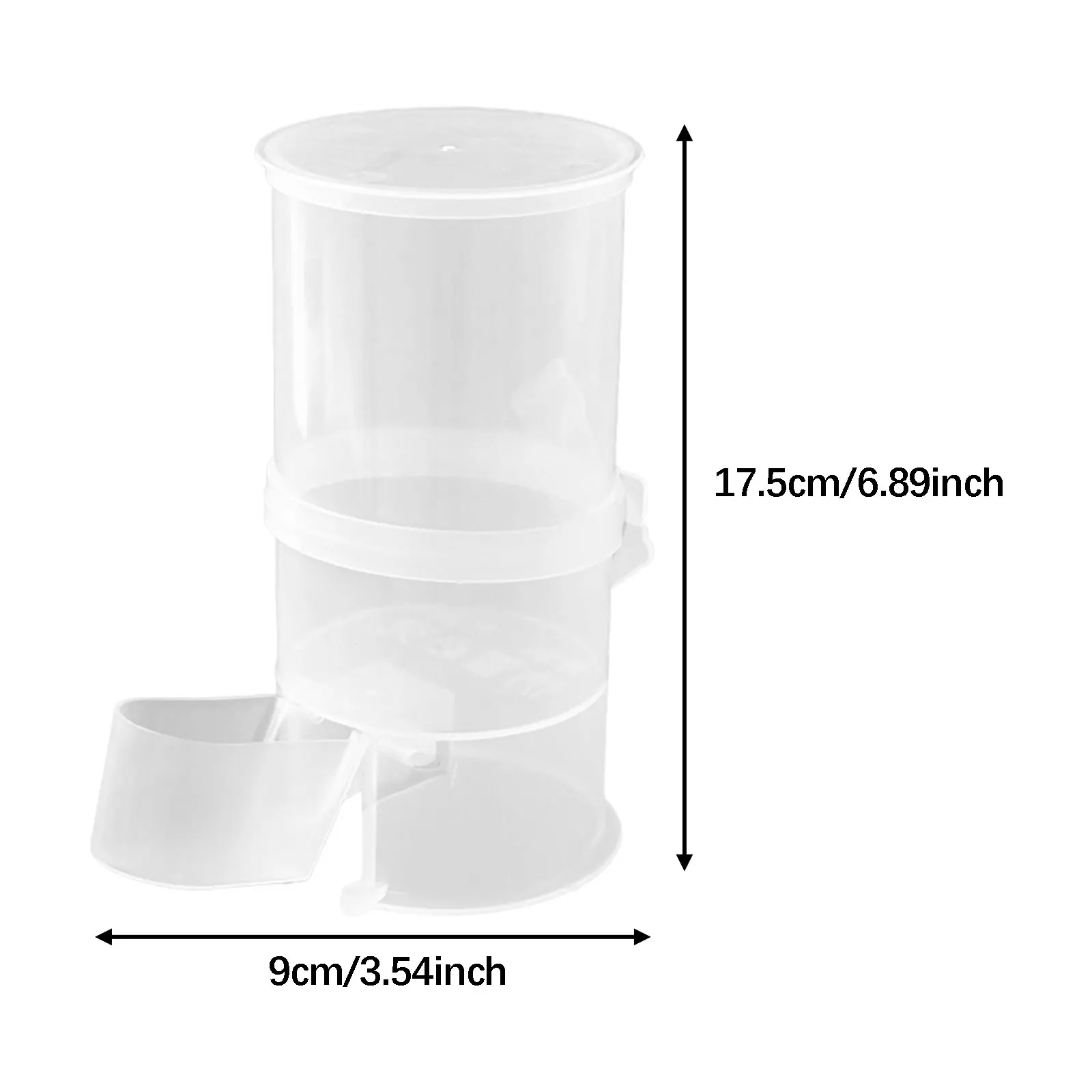 Dispensador automático de agua para pájaros, portabotellas de PVC para pájaros, accesorios para Lovebirds, Conure, Paloma, cacatúa, suministros para pájaros - imagen 5