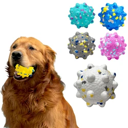 Pelota masticable flotante para perros resistente con púas