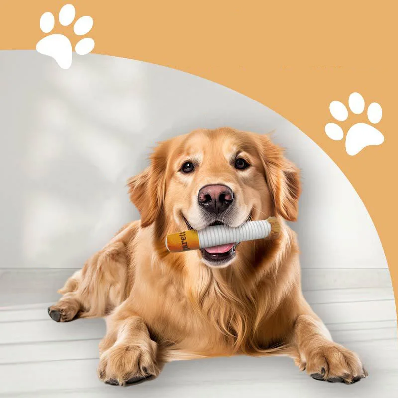 Juguete cigarro sonoro para perros pequeños y medianos – Masticable - imagen 2