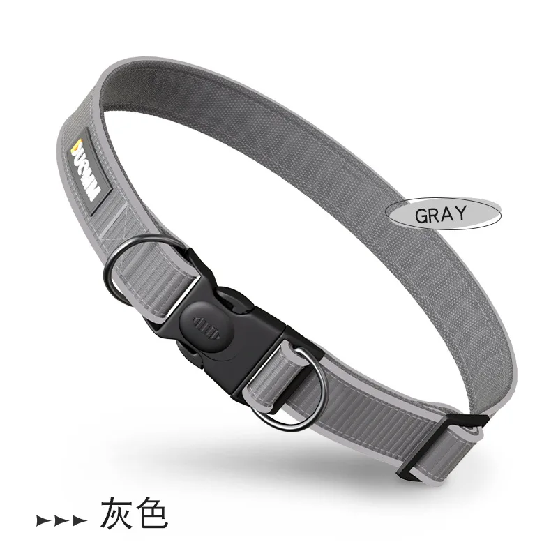 Nuevo Collar para gatos, collares ajustables para perros medianos y grandes, Collar reflectante antipérdida para mascotas, productos para mascotas