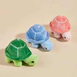 Juguete de peluche en forma de tortuga para perros para moler los dientes y limpiar los dientes para jugar interactivo